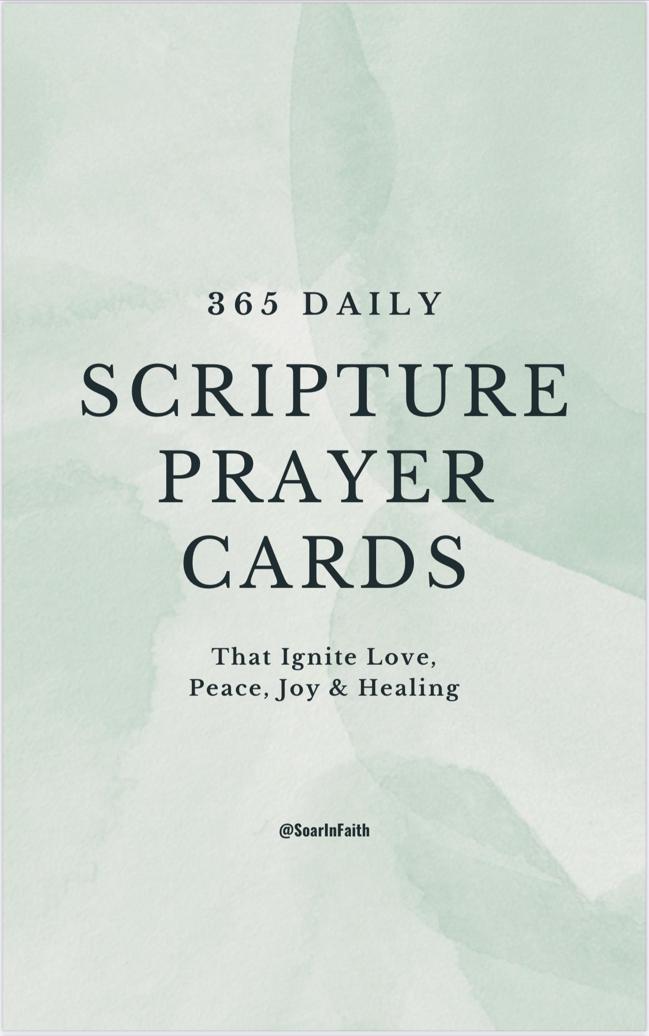 365 Scripture & Prayer Cards (Instant Download - Print Edition)